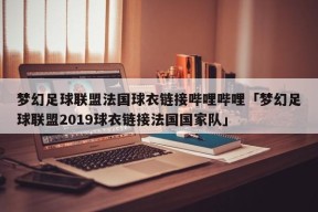 梦幻足球联盟法国球衣链接哔哩哔哩「梦幻足球联盟2019球衣链接法国国家队」