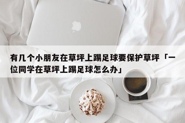 有几个小朋友在草坪上踢足球要保护草坪「一位同学在草坪上踢足球怎么办」  第1张